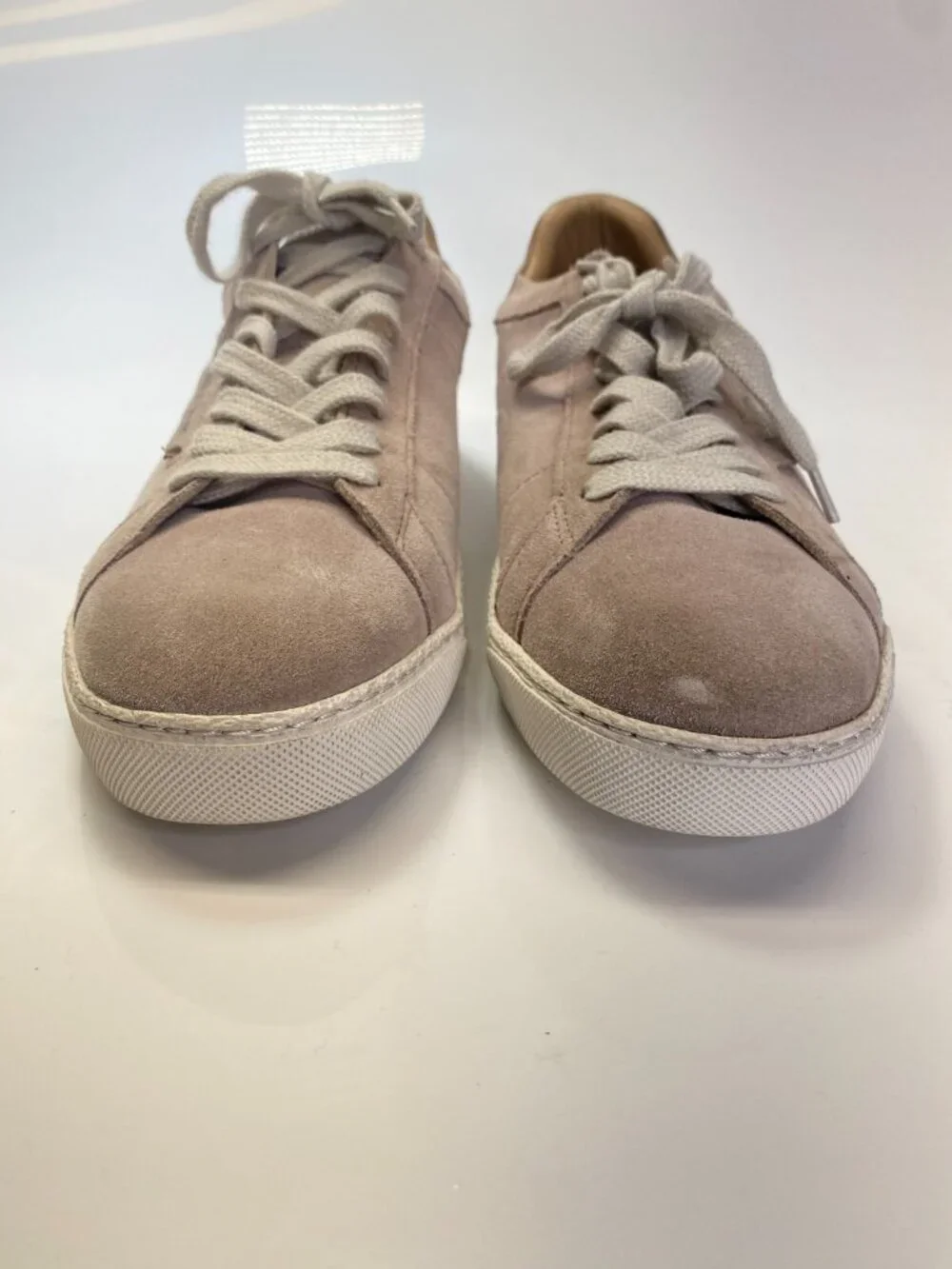AllSaints Women's Low Top Dirty Pink Leather Sneaker sz 11